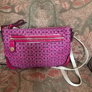 Coach Authentic Signature Hot Pink Crossbody